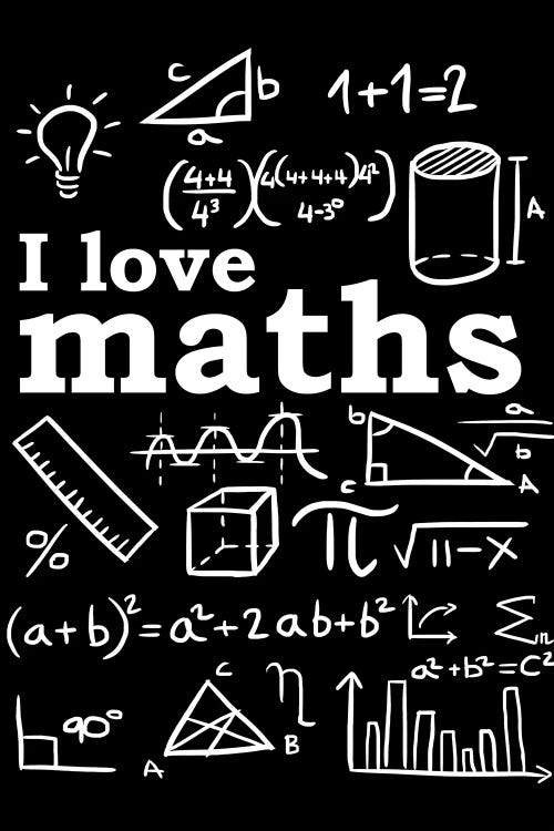 Love Maths by Alberto Perez wall art