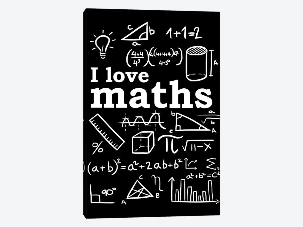 Love Maths by Alberto Perez 1-piece Canvas Print