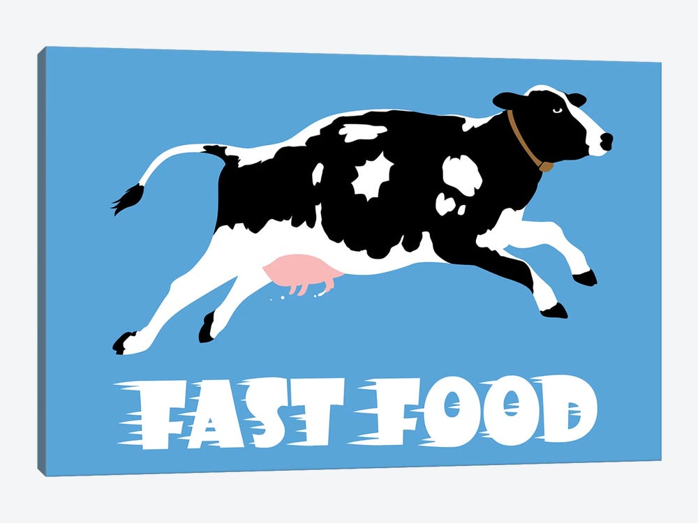 Fast Foods by Alberto Perez 1-piece Canvas Art Print