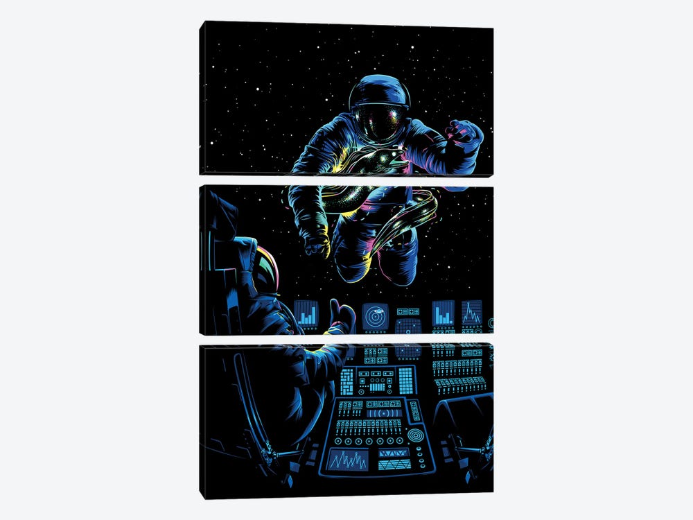 First Contact by Alberto Perez 3-piece Art Print