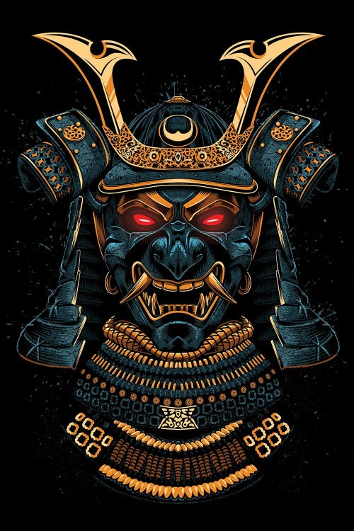 Golden Samurai Mask