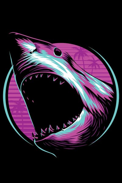 Alberto Perez: Retro Shark by Alberto Perez