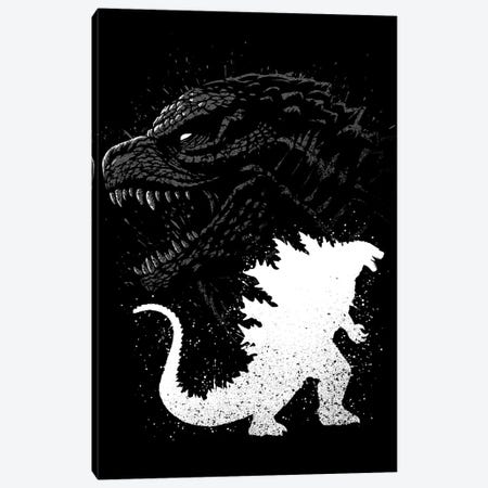 Inking King Of Monsters Canvas Print #APZ449} by Alberto Perez Canvas Print