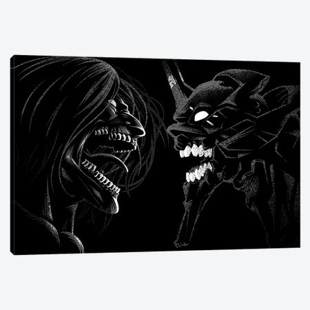Duel Of Titans Canvas Print #APZ453} by Alberto Perez Canvas Artwork
