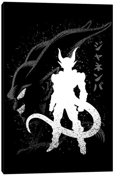Inking Demon Ball Canvas Art Print - Dragon Ball Z