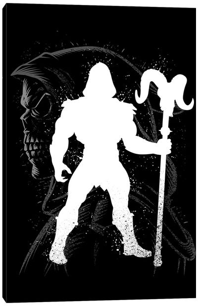 Inking Skeleton Canvas Art Print - He-Man