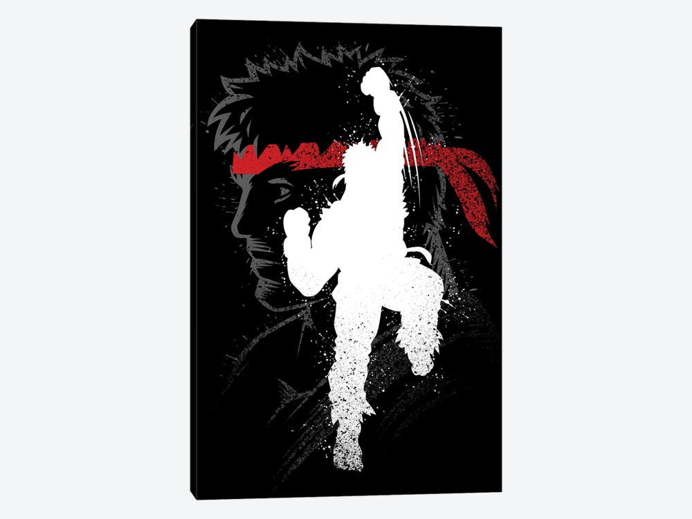 Inking Fighter by Alberto Perez 1-piece Canvas Print