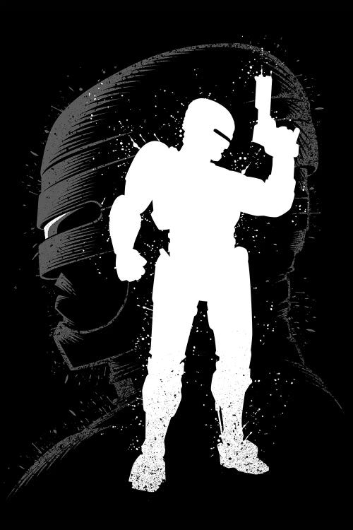 Inking Cop Robot