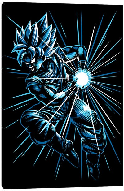 Super Kame Canvas Art Print - Goku