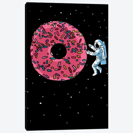 Galactic Donut Canvas Print #APZ4} by Alberto Perez Canvas Artwork