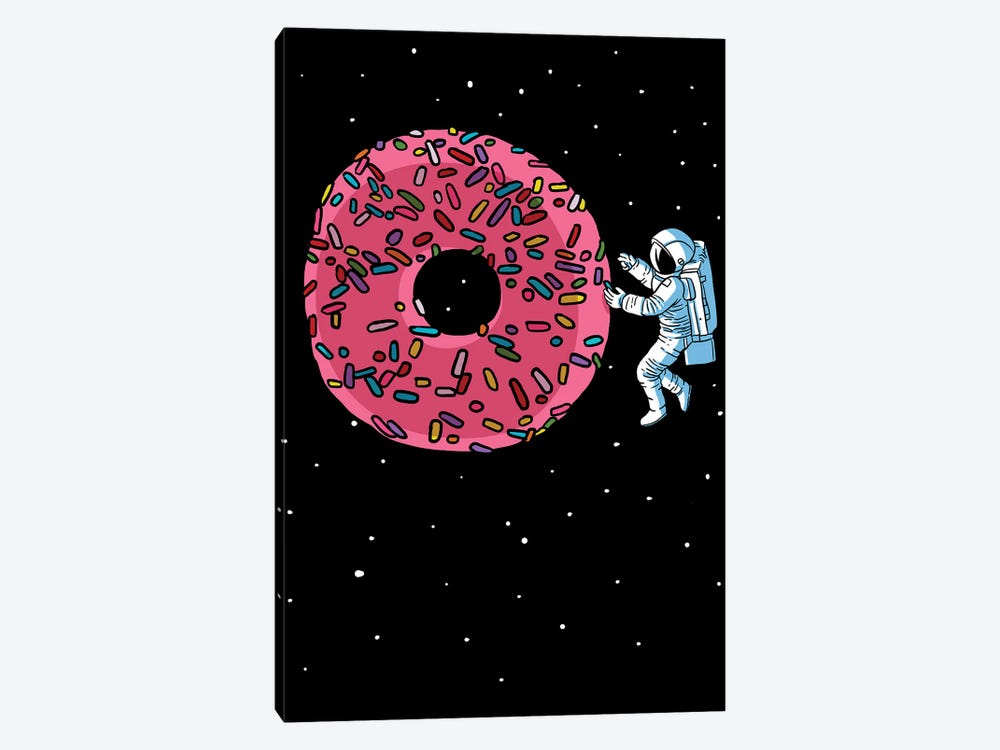 Galactic Donut 1-piece Canvas Artwork