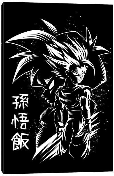 Inking Kanji Super Son Canvas Art Print - Dragon Ball Z