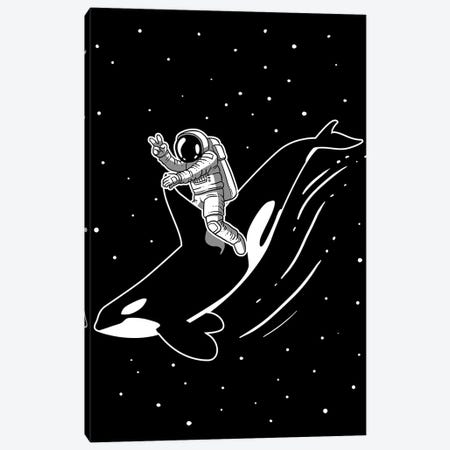 Killer Whale Astronaut Canvas Print #APZ51} by Alberto Perez Art Print