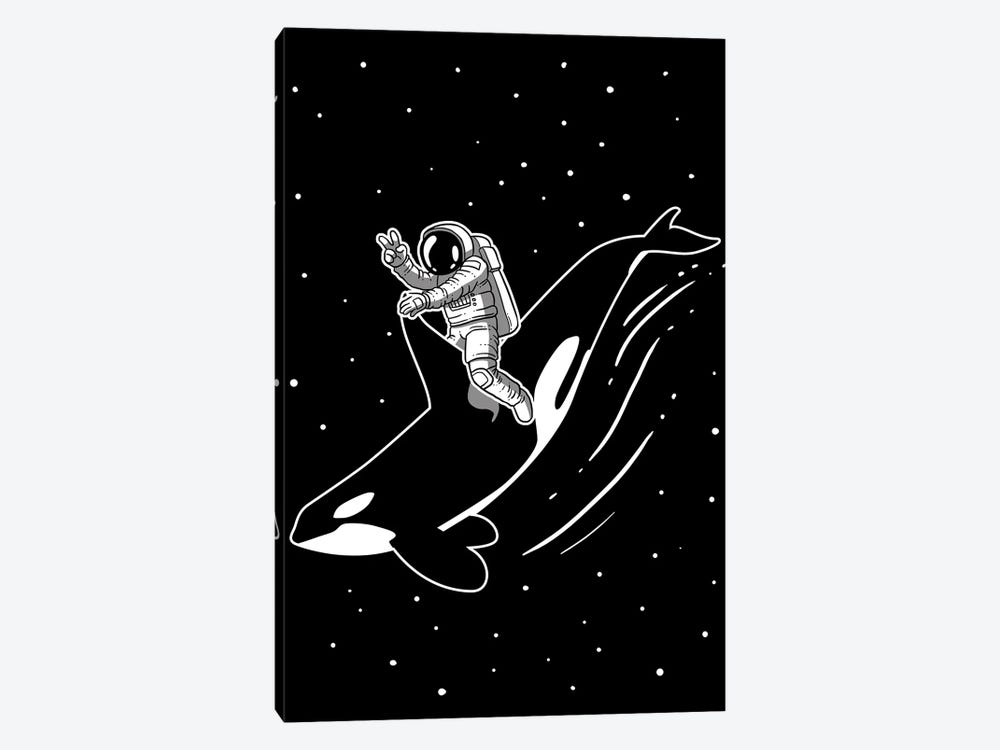 Killer Whale Astronaut by Alberto Perez 1-piece Art Print