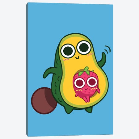 Avocado And Strawberry Canvas Print #APZ525} by Alberto Perez Canvas Print