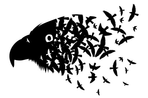 Alberto Perez: Head Of Eagles by Alberto Perez
