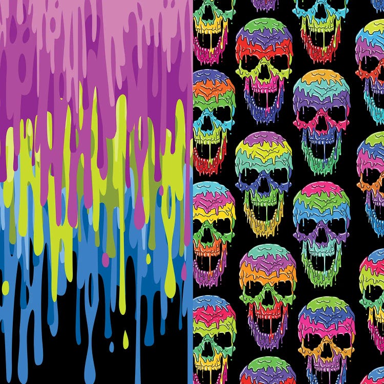 Liquid Skulls by Alberto Perez wall art