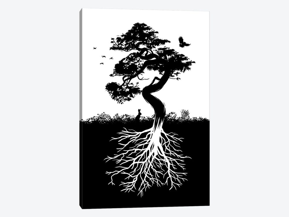 Nature Tree With Roots by Alberto Perez 1-piece Canvas Art Print