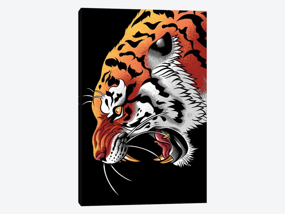 Tiger Tattoo by Alberto Perez 1-piece Art Print