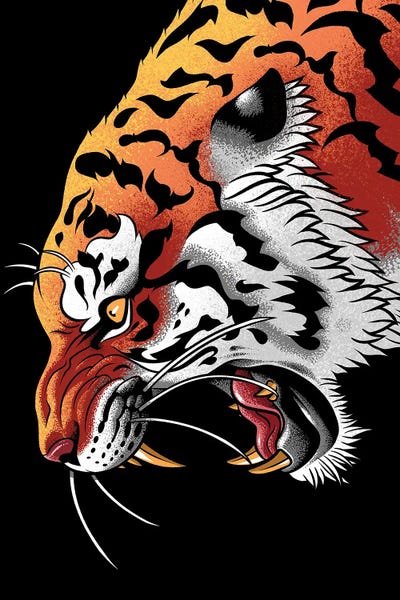 Alberto Perez: Tiger Tattoo by Alberto Perez