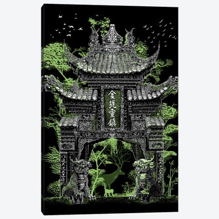 Chinese Temple Gate Canvas Print #APZ577} by Alberto Perez Canvas Art