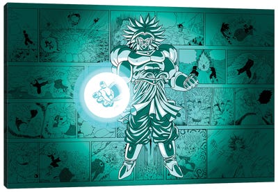 Legendary Manga Canvas Art Print - Goku