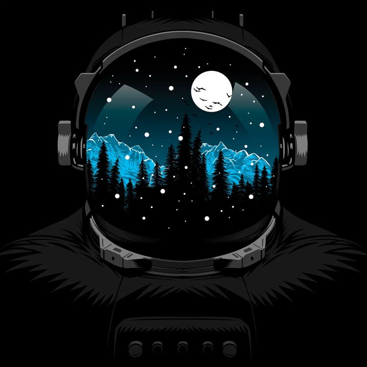 Snowing Asronaut