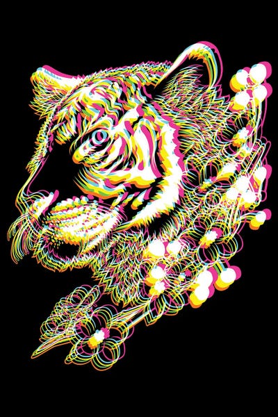 Alberto Perez: 3D Effect Tiger by Alberto Perez