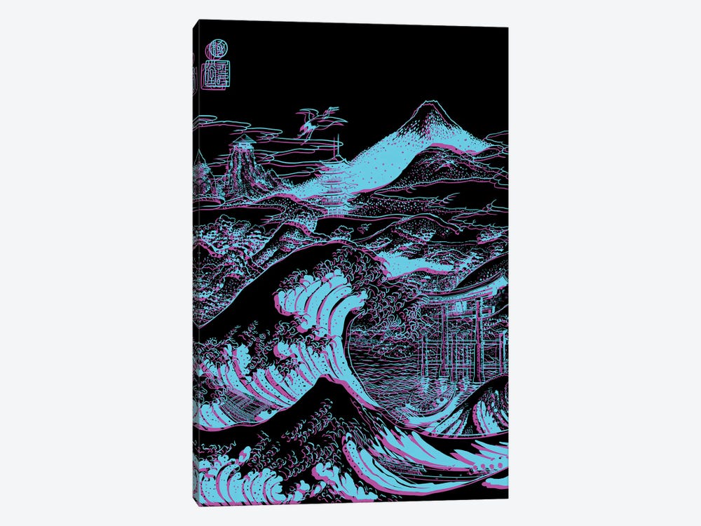 Great Japanese Wave On Mount Fuji by Alberto Perez 1-piece Art Print