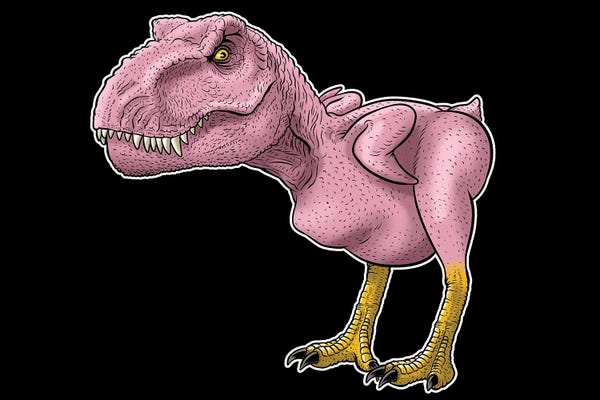 Prehistoric Animals: Chicken Rex by Alberto Perez