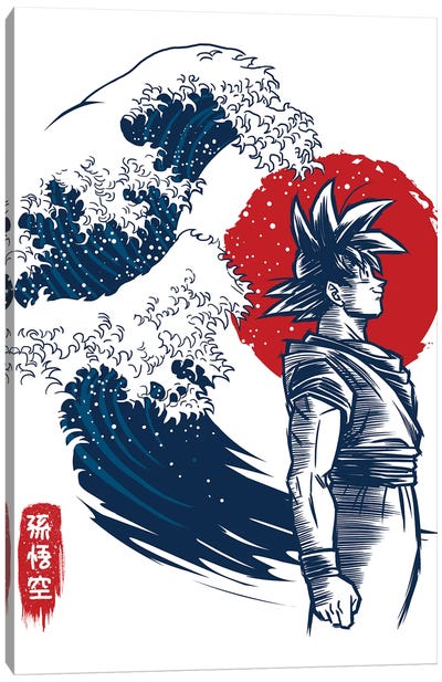 Wave legendary Canvas Art Print - Dragon Ball Z