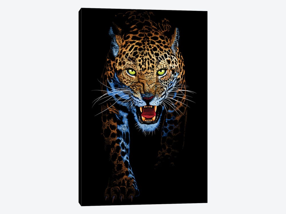 Leopard Stalking by Alberto Perez 1-piece Art Print