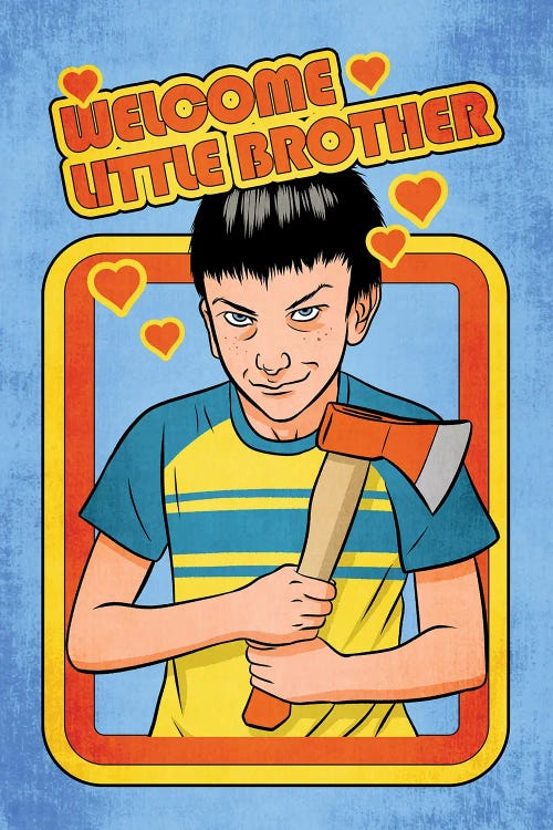 Welcome Little Brother by Alberto Perez wall art