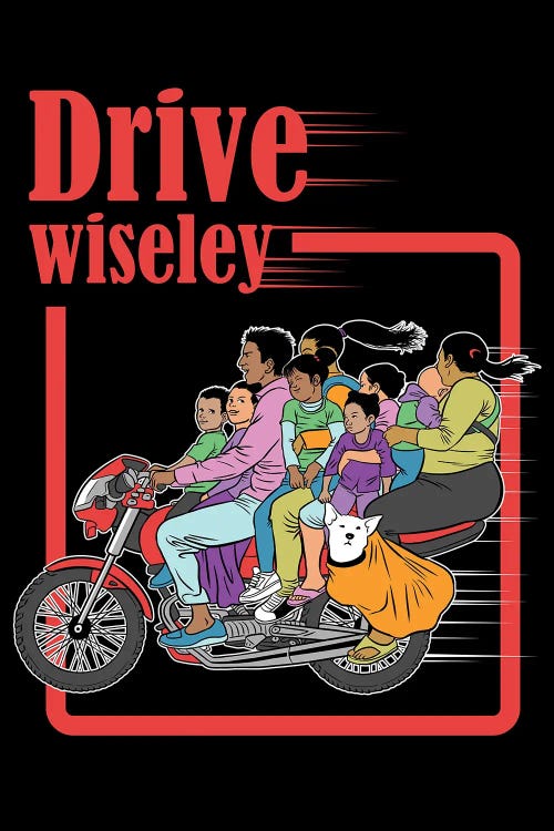 Drive Wisely by Alberto Perez wall art