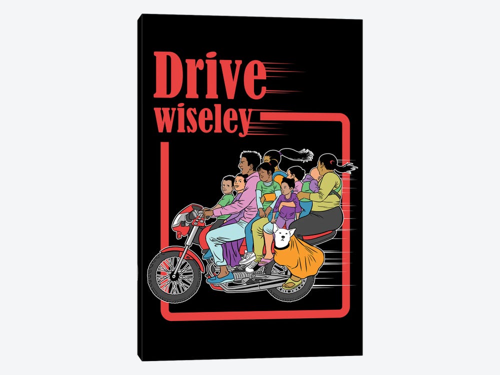 Drive Wisely by Alberto Perez 1-piece Canvas Art
