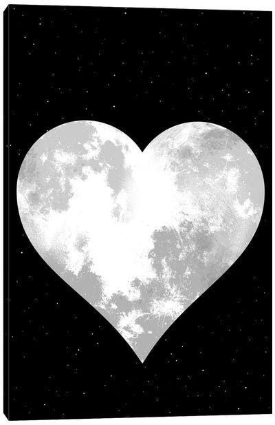 Heart Of The Moon Canvas Art Print - Alberto Perez