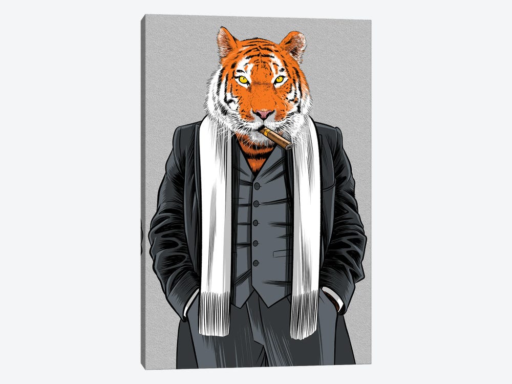 Gangster Tiger by Alberto Perez 1-piece Art Print