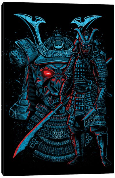 Legendary Samurai Warrior Canvas Art Print - Alberto Perez