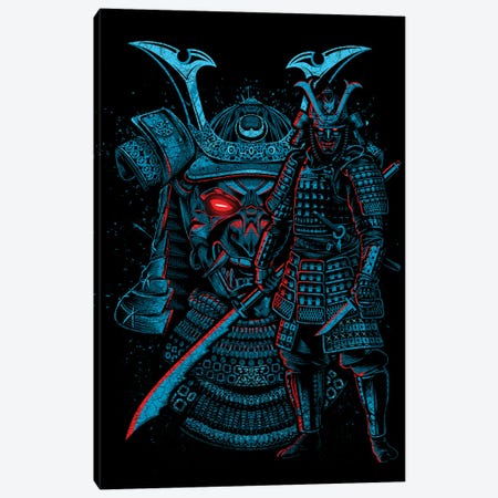 Legendary Samurai Warrior Canvas Print #APZ666} by Alberto Perez Canvas Wall Art