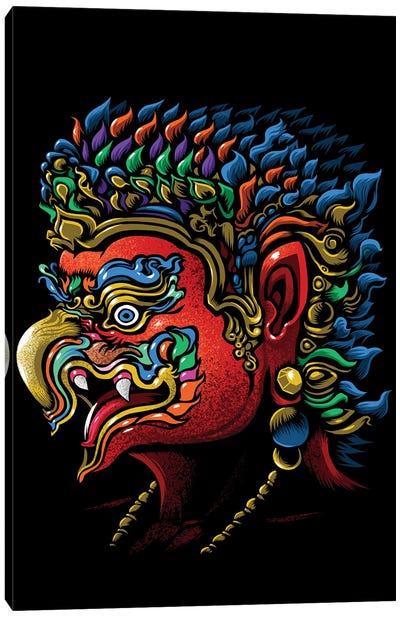 Thai God Garuda Canvas Art Print - Alberto Perez