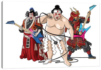 The Rock Warriors Canvas Art Print - Alberto Perez