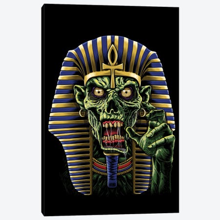 Zombie Egyptian Pharaoh Mummy Canvas Print #APZ679} by Alberto Perez Canvas Wall Art