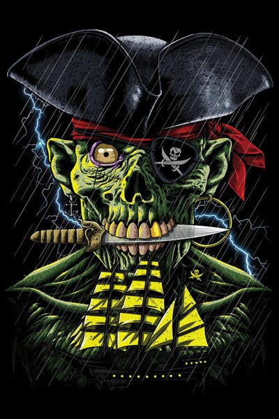 Alberto Perez: Zombie Pirate by Alberto Perez
