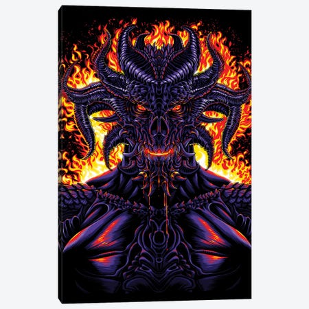 Demon From Hell Canvas Print #APZ681} by Alberto Perez Canvas Print