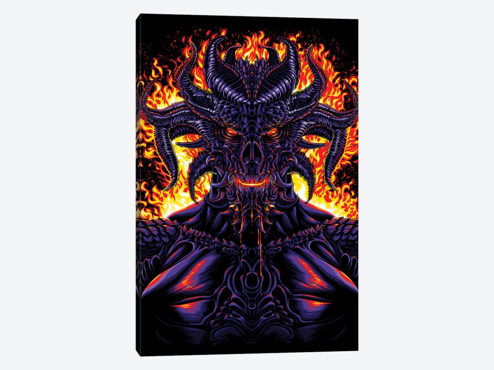 Demon From Hell by Alberto Perez 1-piece Canvas Wall Art