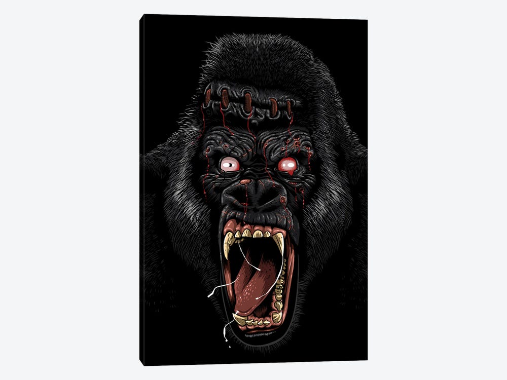 Zombie Gorilla by Alberto Perez 1-piece Canvas Print