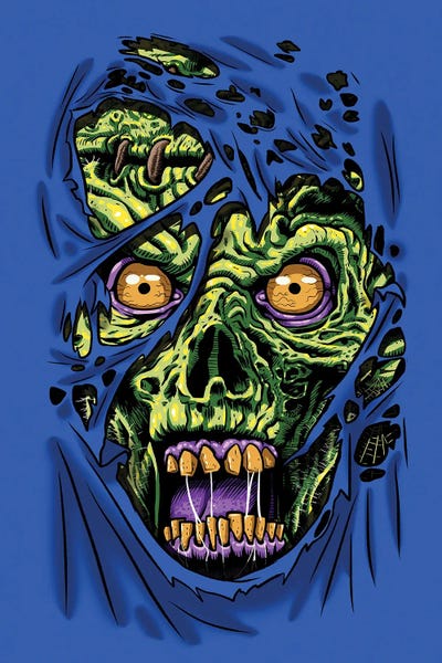 Zombie Through Your Clothes by Alberto Perez canvas print