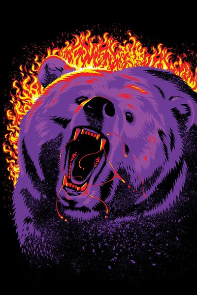 Alberto Perez: Fire Bear by Alberto Perez
