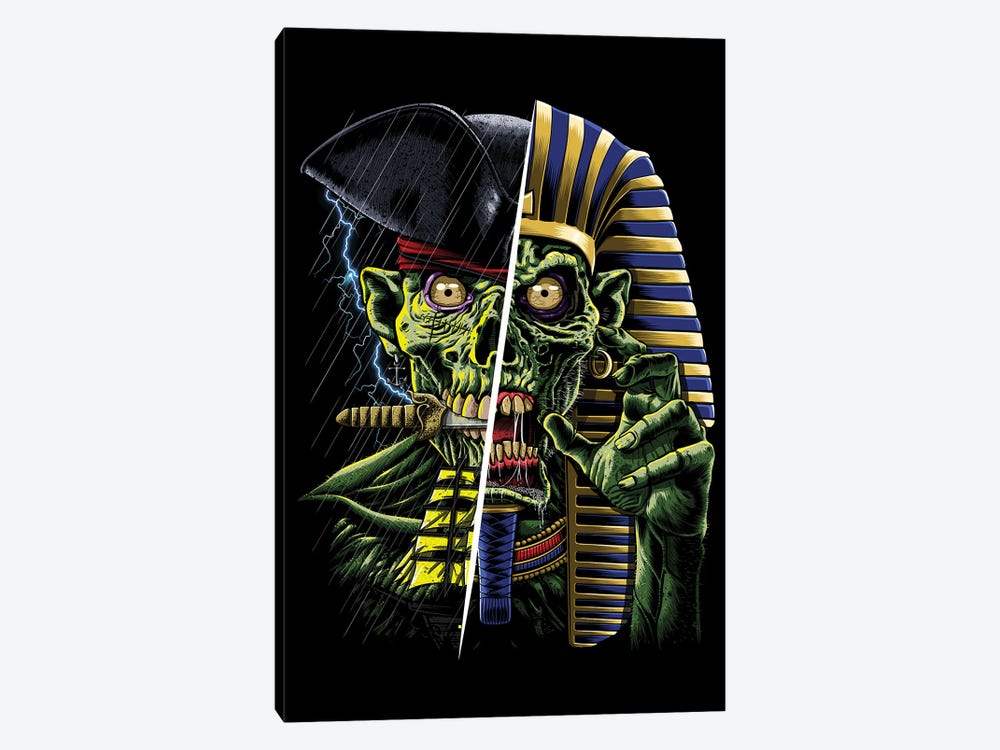 Egyptian Pirate Zombie by Alberto Perez 1-piece Canvas Print