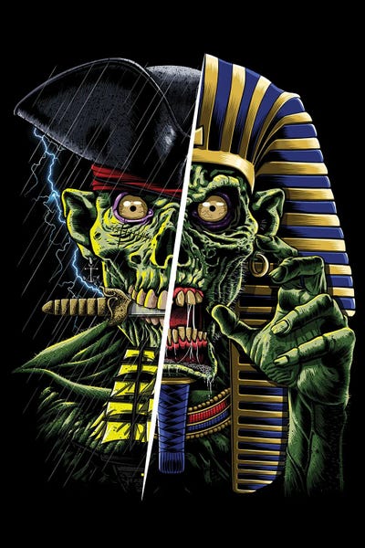 Alberto Perez: Egyptian Pirate Zombie by Alberto Perez